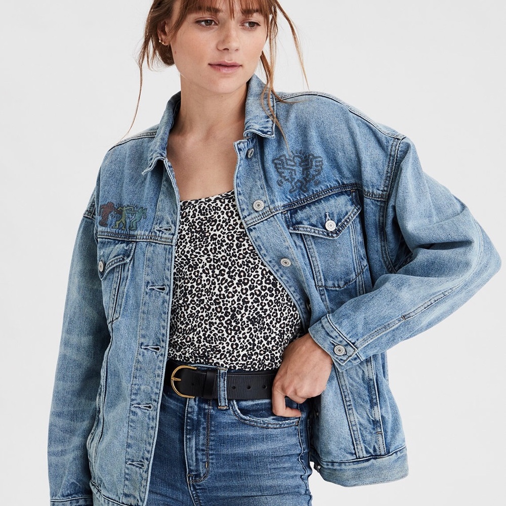 Limited edition AE x Keith Haring jean jacket